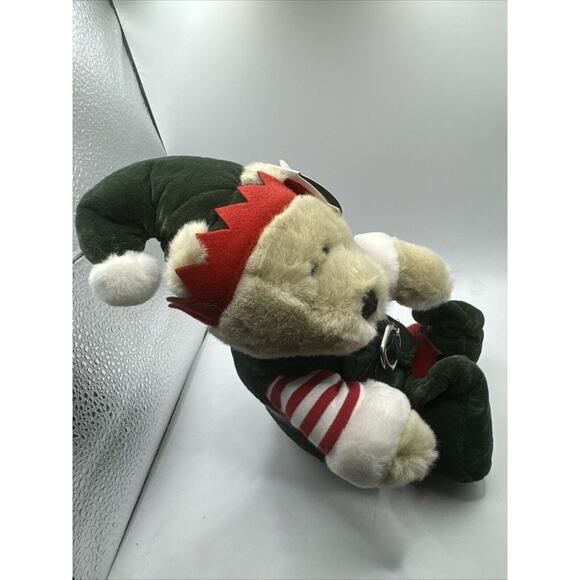 Starbucks Bearista Bear Holiday Elf 2001 Plush Stuffed Animal with Hang Tags - Picture 5 of 6
